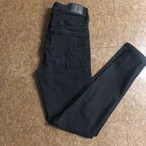 American Eagle High Waisted Black Jeans